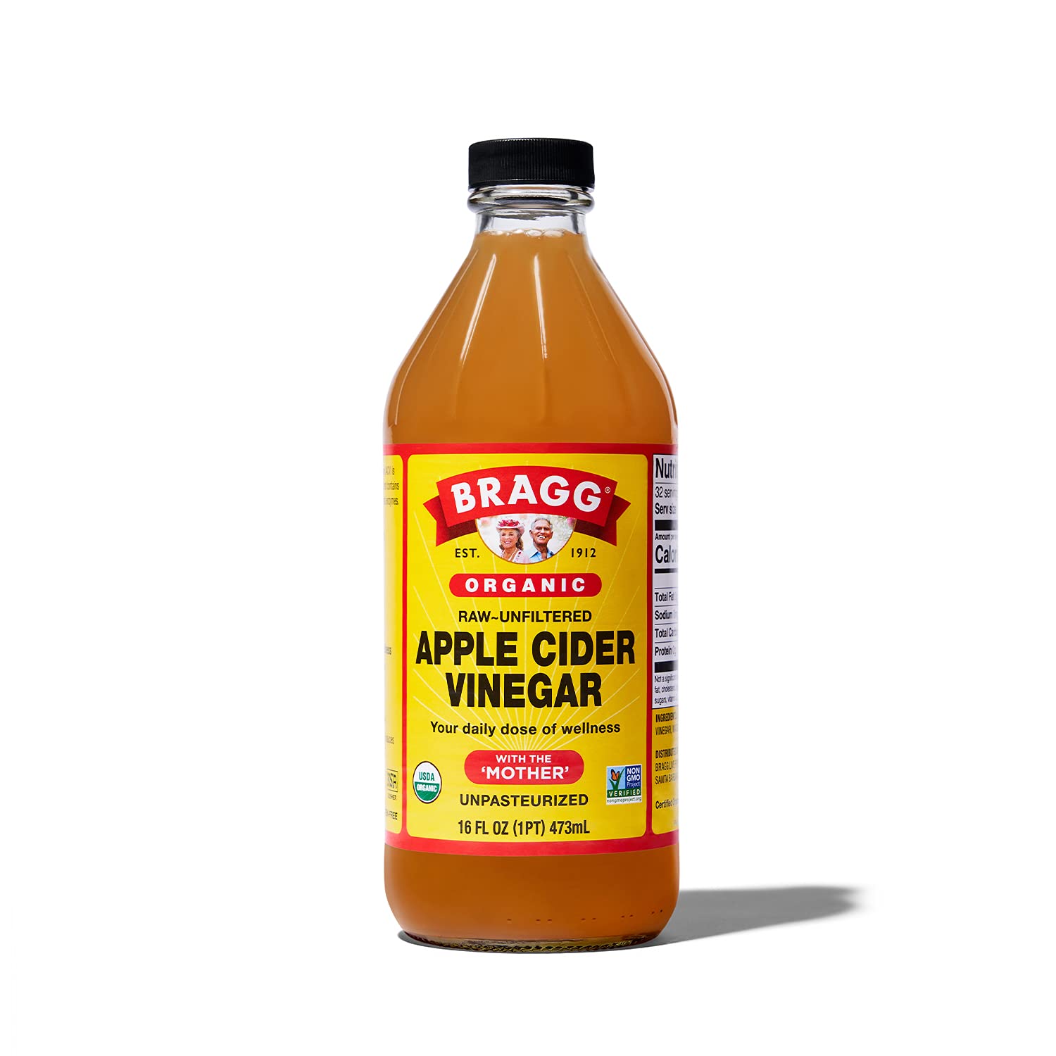 Image of bottle of apple cider vinegar.