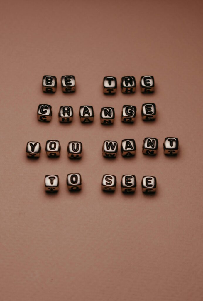 An image of a brown background with letters in a message. 